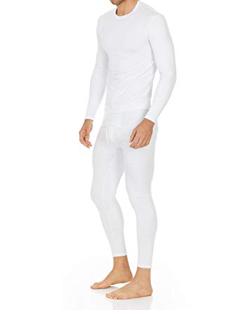 Thermajohn Men's Ultra Soft Thermal Underwear Long Johns Set with ...
