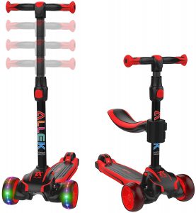 Allek 2-in-1 Kids Kick Scooter