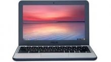 ASUS Chromebook C202SA-YS02 11.6″ Ruggedized and Water Resistant Design with 180 Degree (Intel Celeron 4 GB, 16GB eMMC, Dark Blue, Silver) by Asus