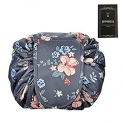Cosmetic Makeup Organizer Lazy Drawstring Cosmetic Bag Large Capacity Waterproof Travel Makeup Pouch Magic Toiletry Bag for Womens Girls Christmas Gifts by JHMKEA