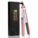 KIPOZI Flat Iron 1 Inch Titanium Plates Pro Hair Straightener with Adjustable Temperature Suitable for All Hair Types Makes Hair Shiny and Silky Heats Up Fast Dual Voltage by KIPOZI