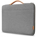 ProCase 14-15.6 Inch Laptop Sleeve Case Protective Bag, Ultrabook Notebook Carrying Case Handbag for 14″ 15″ Samsung Sony ASUS Acer Lenovo Dell HP Toshiba Chromebook Computers -Light Grey by ProCase